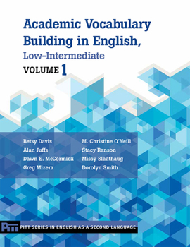 Paperback Academic Vocabulary Building in English, Low-Intermediate: Volume 1 Volume 1 Book