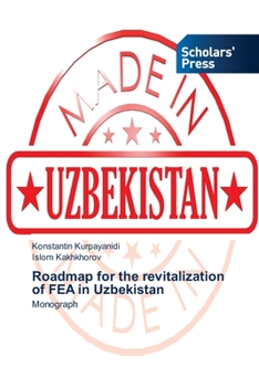 Paperback Roadmap for the revitalization of FEA in Uzbekistan Book
