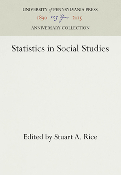 Hardcover Statistics in Social Studies Book