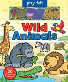 Hardcover Soft Felt Play Books Fun Felt Wild Anim Book