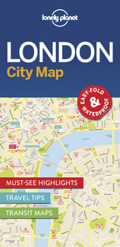 Map Lonely Planet London City Map 1 Book