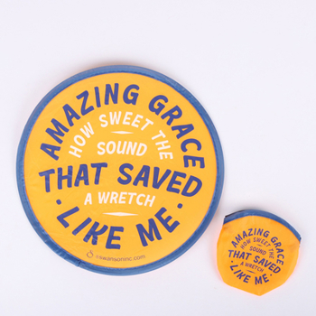 Foldable Hand Fan Amazing Grace Pk6