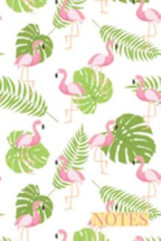 Notes: Trendy Cute Pink Flamingo Vintage Pattern Notebook Journal For Writing Notes and Doodling. Great Gift for Tweens, Women and Girls