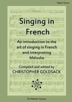 Paperback Singing in French - higher voices Book