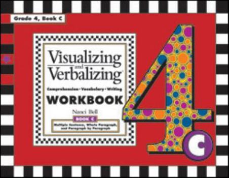 Paperback Visualizing and Verbalizing Comprehension Vocabulary Writing Workbook Grade 4 Book 3 (Visualizing and Verbalizing, Grade 4 Book 3) Book