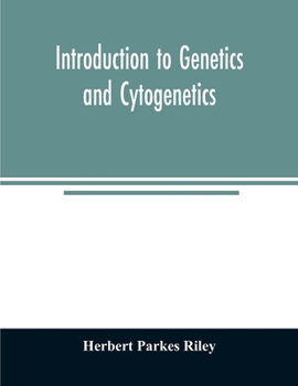 Paperback Introduction to genetics and cytogenetics Book