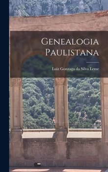 Hardcover Genealogia Paulistana Book