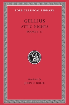 Hardcover Attic Nights, Volume II: Books 6-13 [Latin] Book