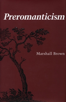 Hardcover Preromanticism Book