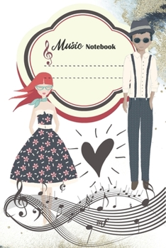 Music Notebook: Blank Sheet Music Notebook / Music Manuscript Paper / Notebook for Musicians / Staff Paper / Composition Books Gifts