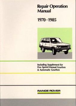 Paperback Range Rover Wsm 1970-85 Book