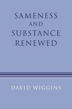 Paperback Sameness and Substance Renewed Book