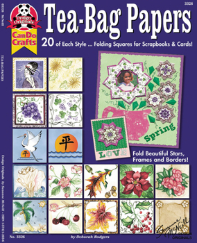 Paperback Tea-Bag Papers: 2 of Each Stylefold Beautiful Stars, Frames and Borders Book