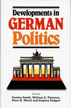 Paperback Developments in German Politics 3 Book