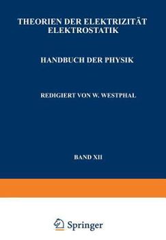 Paperback Theorien Der Elektrizität Elektrostatik [German] Book