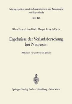 Paperback Ergebnisse Der Verlaufsforschung Bei Neurosen [German] Book