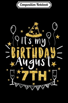Composition Notebook: August-21st It's-My-Birthday Leo-Pride Funny  Journal/Notebook Blank Lined Ruled 6x9 100 Pages