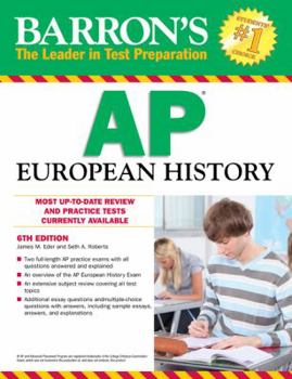 Paperback Barron's AP European History Book