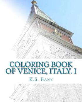 Paperback Coloring Book of Venice, Italy. I Book