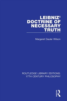 Paperback Leibniz' Doctrine of Necessary Truth Book