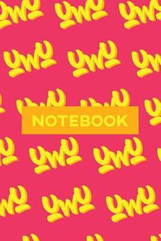 Paperback Notebook: Uwu Cuteness Overload Yellow Orange Typography Meme Book
