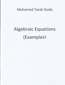 Paperback Algebraic Equations(Examples): Calculat roots of algebraic equations Book
