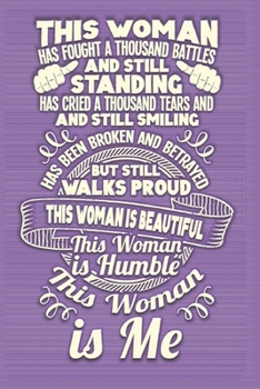 Woman Still Standing Dot Grid : 6 x 9 Journal