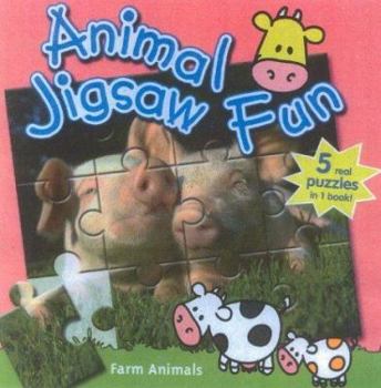 Board book Farm Animals: Animal Jigsaw Fun Book