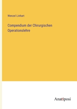Paperback Compendium der Chirurgischen Operationslehre [German] Book
