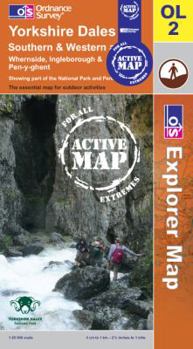 Map Yorkshire Dales - Southern and Western Areas (OS Explorer Map Active) Book