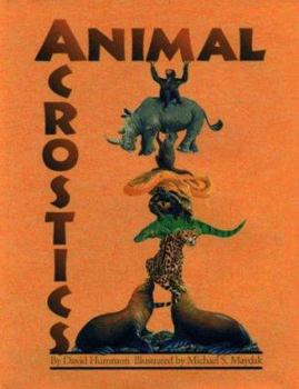 Hardcover Animal Acrostics Book