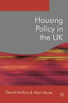 Paperback Housing Policy in the UK Book
