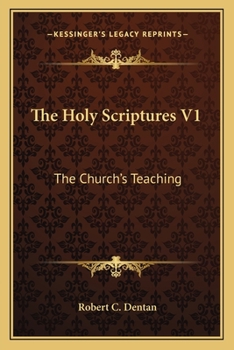 Paperback The Holy Scriptures V1: The Church's Teaching Book