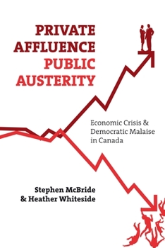 Paperback Private Affluence, Public Austerity: Economic Crisis and Democratic Malaise in Canada Book