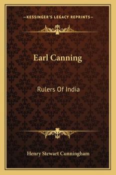 Paperback Earl Canning: Rulers Of India Book