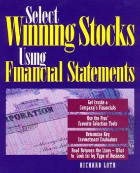 Paperback Select Winning Stocks Using Financial Statements Book