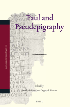 Hardcover Paul and Pseudepigraphy Book