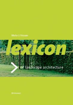 Hardcover Lexicon of Garden and Landscape Architecture Book