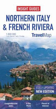 Map Insight Travel Map: Northern Italy & French Riviera (Insight Travel Maps) Book