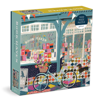 Board Game Book Haven 1000 Piece Puzzle in Square Box Book