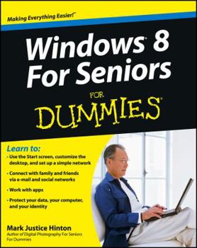 Paperback Windows 8 for Seniors for Dummies Book