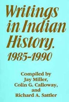 Hardcover Writings in Indian History, 1985-1990 Book