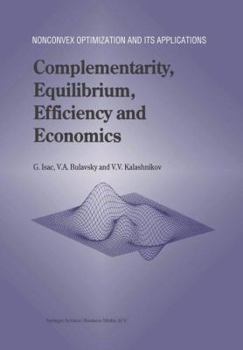 Paperback Complementarity, Equilibrium, Efficiency and Economics Book