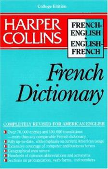 Paperback HarperCollins French Dictionary Book