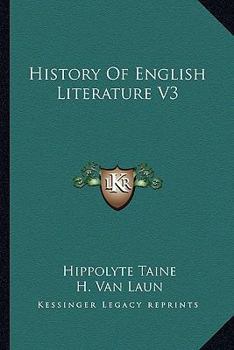 History Of English Literature V3