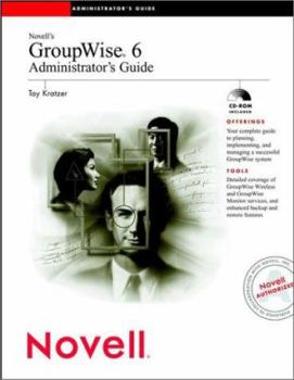 Paperback Novell's GroupWise 6 Administrator's Guide Book