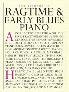 Paperback The Library of Ragtime and Early Blues Piano Book