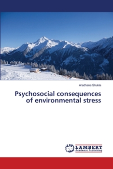 Paperback Psychosocial consequences of environmental stress Book