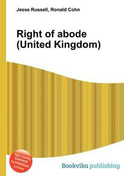 Paperback Right of Abode (United Kingdom) Book