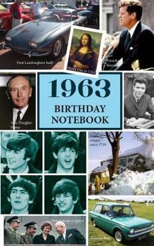 Paperback 1963 Birthday Notebook: A Great Alternative to a Birthday Card Book